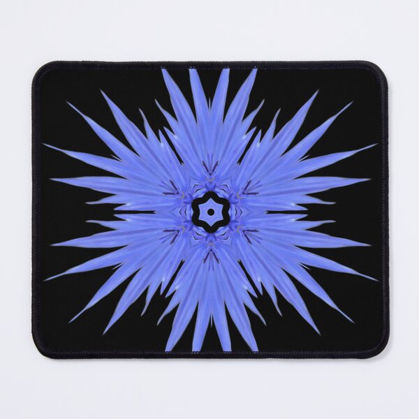Item preview, Blue Floral Mandala designed and sold by SilentBloomLab.