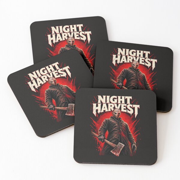 Aperçu de l'œuvre Night Harvest Horror – Dark Slasher Halloween Design créée et vendue par JokerH.