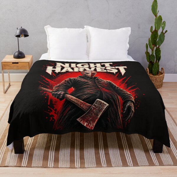 Item preview, Night Harvest Horror – Dark Slasher Halloween Design designed and sold by JokerH.
