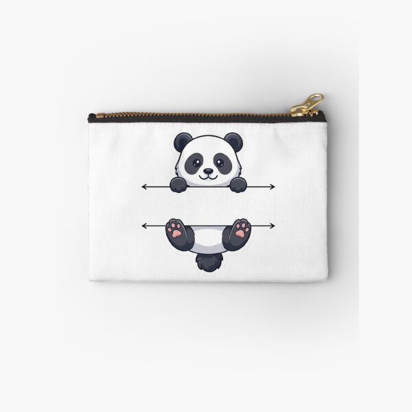 Item preview, Cute Peeking Panda Bear Name Frame Split Monogram designed and sold by PetalsPaws.