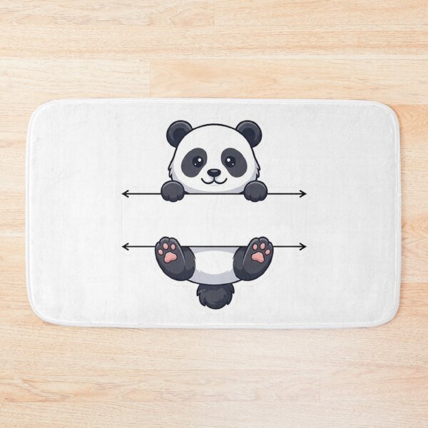 Item preview, Cute Peeking Panda Bear Name Frame Split Monogram designed and sold by PetalsPaws.