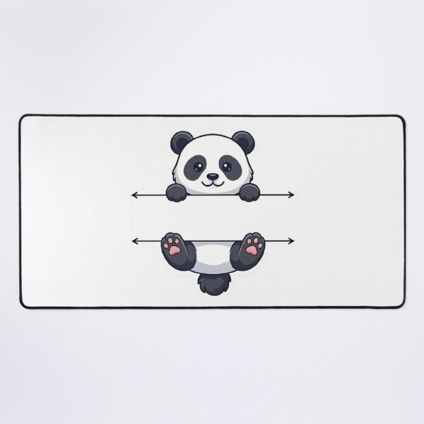 Item preview, Cute Peeking Panda Bear Name Frame Split Monogram designed and sold by PetalsPaws.