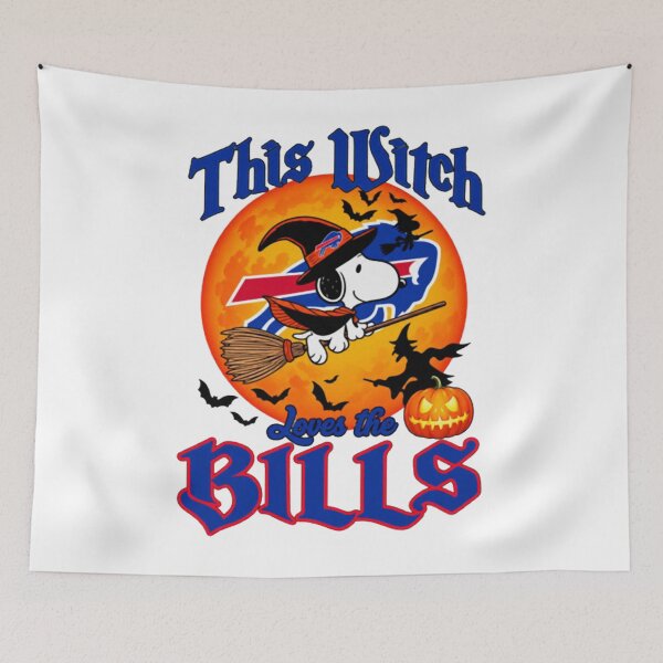 Item preview, Snoopy This Witch Loves The Bills Halloween - Buffalo Bills designed and sold by dunmerpa.