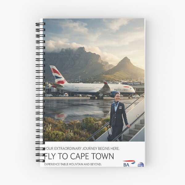 Item preview, British Airways In Cape Town designed and sold by Skyframe Aviation.