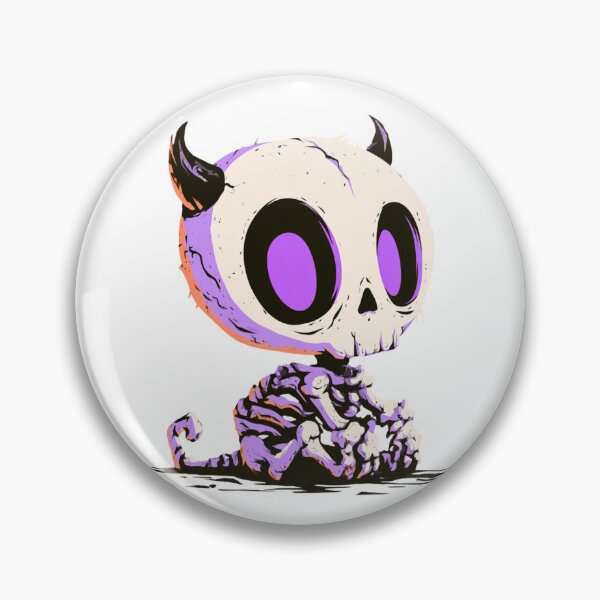 Item preview, Cute Chibi Devil Skull designed and sold by filou designs.