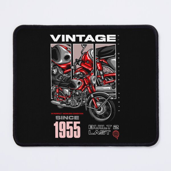 Item preview, Vintage Motorcycle Bikers Motorbike Birthday 1955 designed and sold by JRRTs.