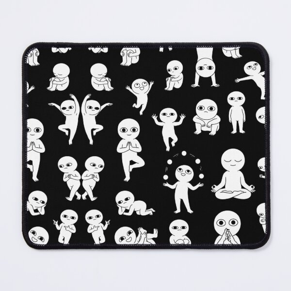 Item preview, Overthinking in Stereo Minimalist Black White Doodles designed and sold by kiamiontie.