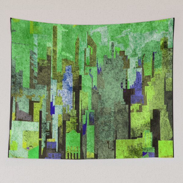 Item preview, Abstract city center designed and sold by kinpirks.