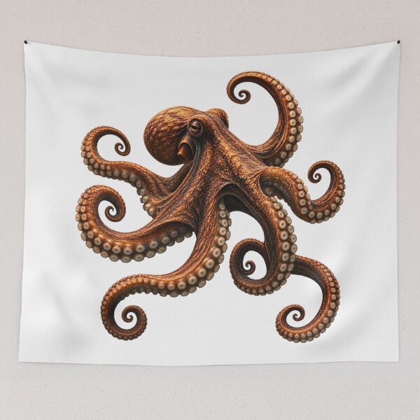 Item preview, Copper Kraken Rising designed and sold by Kimberly Palmer.