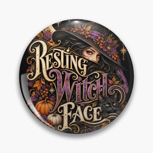 Item preview, Resting Witch Face designed and sold by Claudia Bartoli-McKinney.