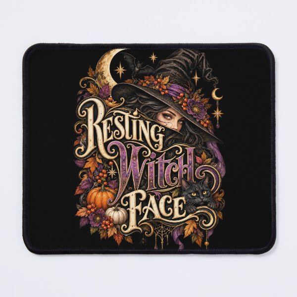 Item preview, Resting Witch Face designed and sold by Claudia Bartoli-McKinney.