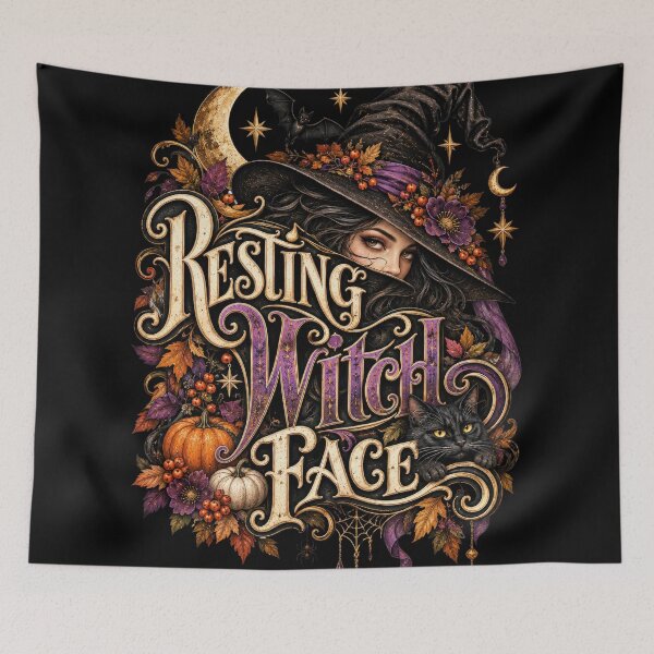 Item preview, Resting Witch Face designed and sold by Claudia Bartoli-McKinney.