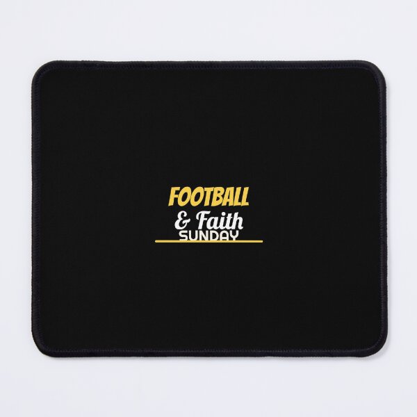 Item preview, Football And Faith Sunday Christian Sports Humor designed and sold by 198tees.