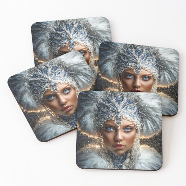 Item preview, Enchanting Winter Elegance in Blue and White Tones designed and sold by Artessie.