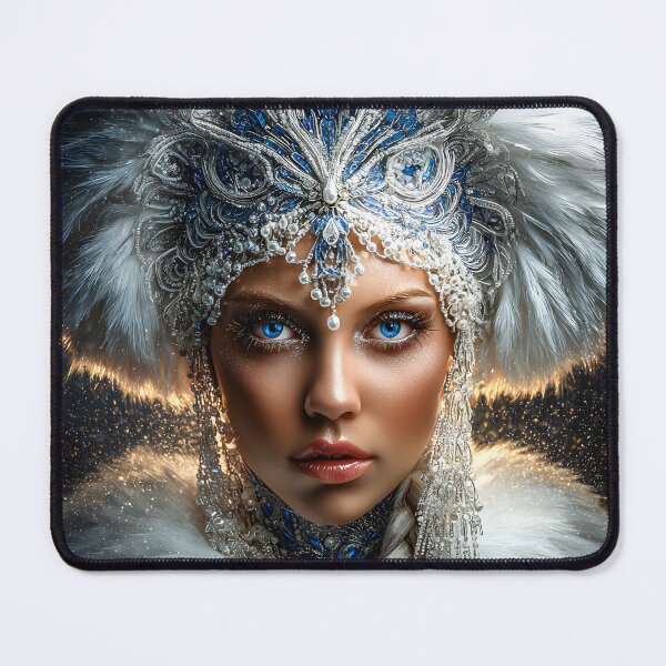 Item preview, Enchanting Winter Elegance in Blue and White Tones designed and sold by Artessie.