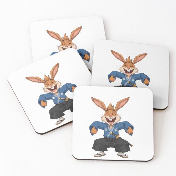Item preview, Rabbit a Japanese Warrior  designed and sold by Cowmiow .