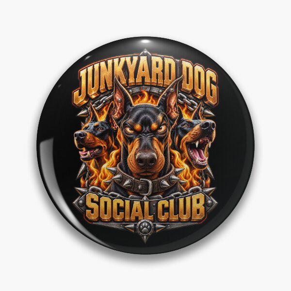 Item preview, Junkyard Dog Social Club™ Tough Vintage Doberman designed and sold by Wilcox PhotoArt.
