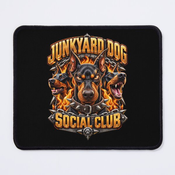 Item preview, Junkyard Dog Social Club™ Tough Vintage Doberman designed and sold by Wilcox PhotoArt.