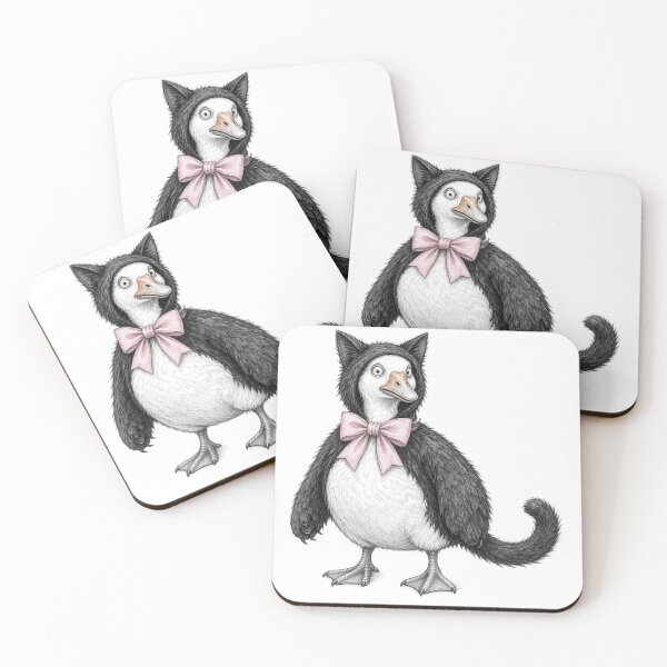 Item preview, Goose in Black Cat Costume designed and sold by Feral Season.