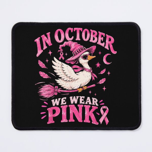 Item preview, In October We Wear Pink Witch Goose designed and sold by NoeValdric.