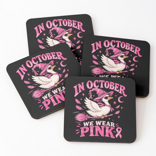 Item preview, In October We Wear Pink Witch Goose designed and sold by NoeValdric.