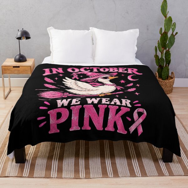 Item preview, In October We Wear Pink Witch Goose designed and sold by NoeValdric.