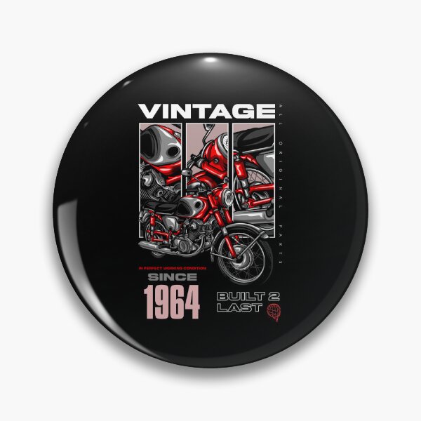 Item preview, Vintage Motorcycle Bikers Motorbike Birthday 1964 designed and sold by JRRTs.