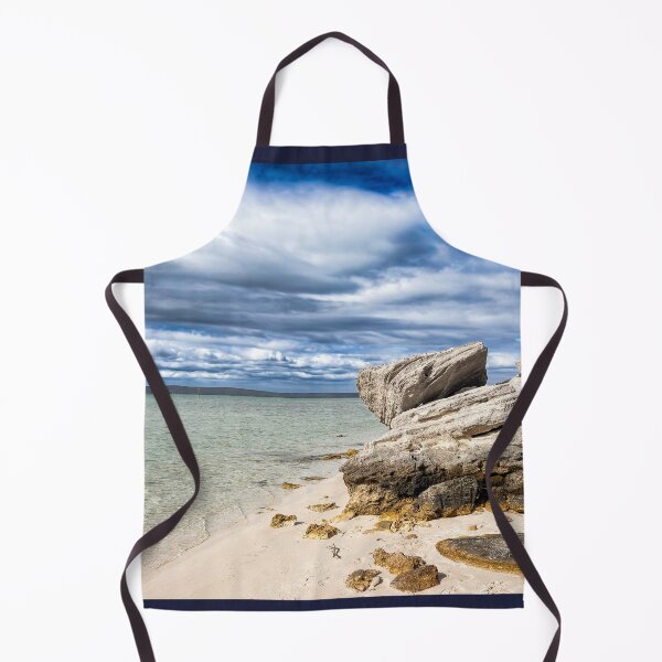 Item preview, Scenic Coastal Landscape with Turquoise Water and White Cliffs designed and sold by Faith Based Decor .
