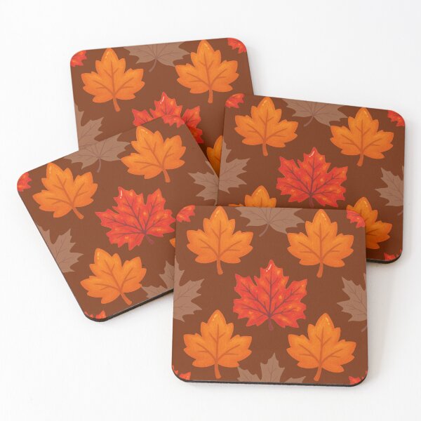 Item preview, Vintage Autumn Maple Leaves Warm Tan Pattern Art designed and sold by ​Jyoti Digital Artist.