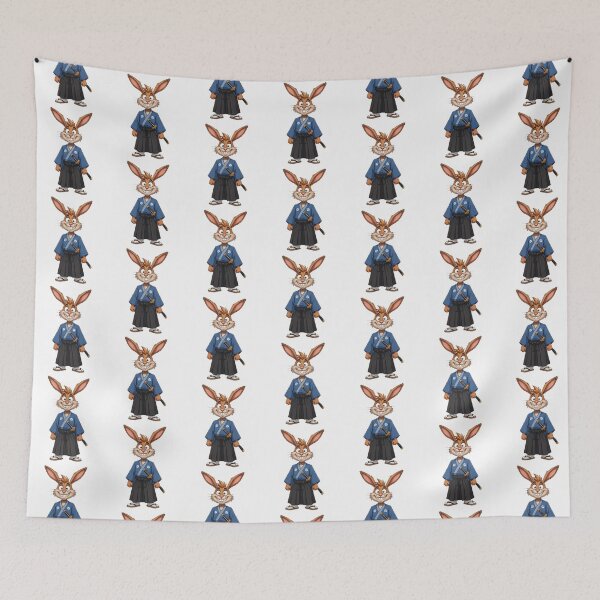 Item preview, Rabbit a Japanese Warrior  designed and sold by Cowmiow .