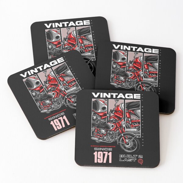 Item preview, Vintage Motorcycle Bikers Motorbike Birthday 1971 designed and sold by JRRTs.