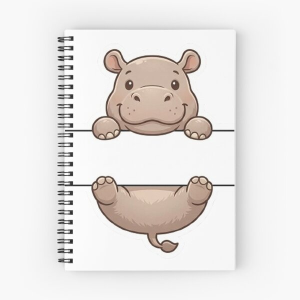 Item preview, Cute Peeking Hippo Name Frame Split Monogram designed and sold by PetalsPaws.