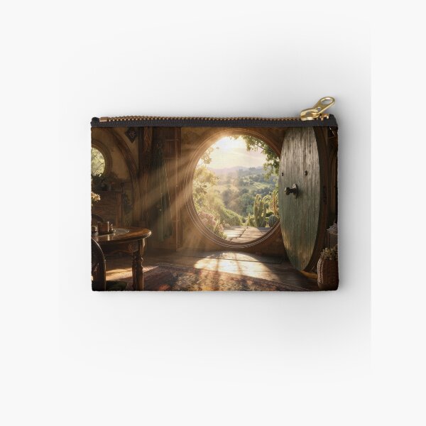 Item preview, Cozy Interior Hobbit Home with Sunbeams designed and sold by Maria Dryfhout.