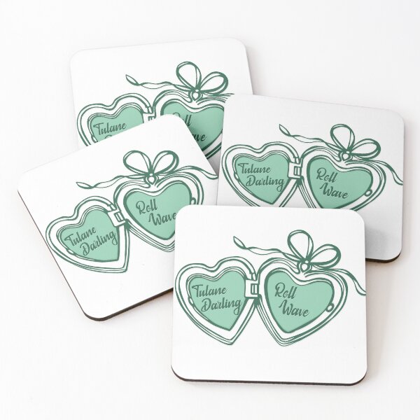 Item preview, Tulane Darling Heart Bow Locket designed and sold by gracecmoh.