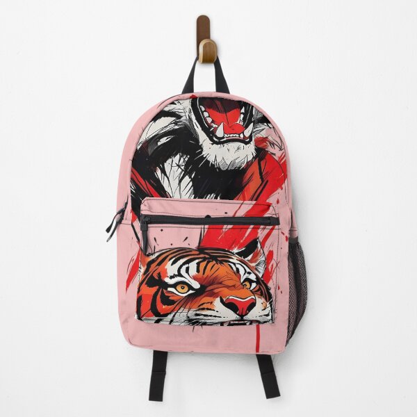 Item preview, Aggressive Tiger Graffiti – Roaring Red and Black Street Art designed and sold by Graffiti Magic.