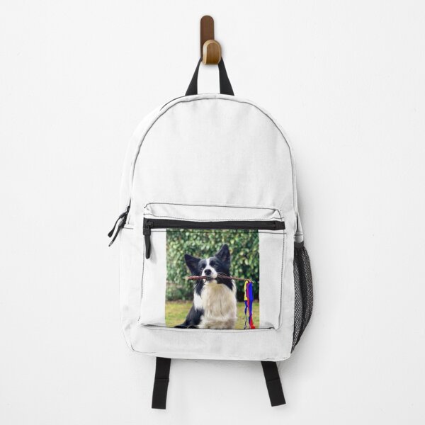 Item preview, Smart Border Collie Holding Colorful Ribbon Stick designed and sold by VanGaldo.