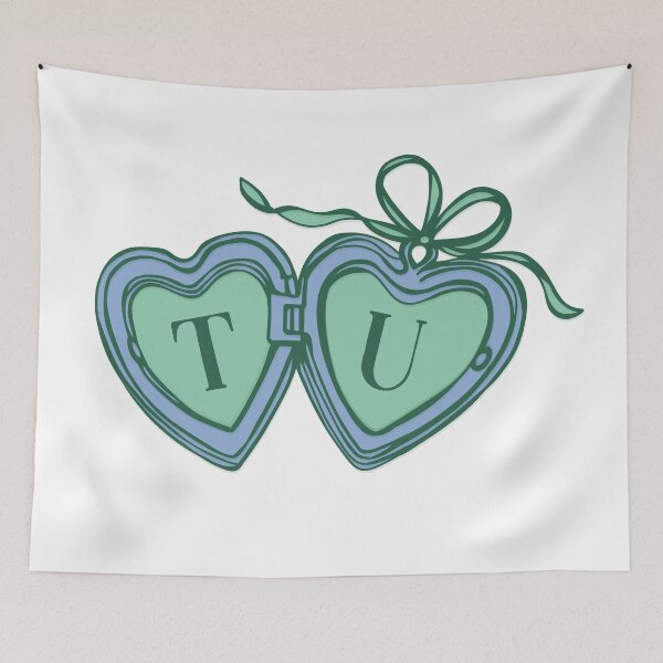 Item preview, Tulane TU Heart Bow Locket designed and sold by gracecmoh.