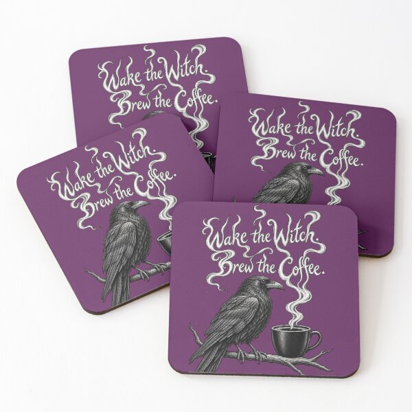Item preview, Wake the Witch. Brew the Coffee designed and sold by Claudia Bartoli-McKinney.