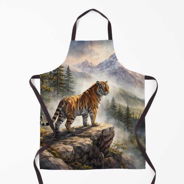 Item preview, Majestic Tiger in Mountain Landscape designed and sold by cuprum.