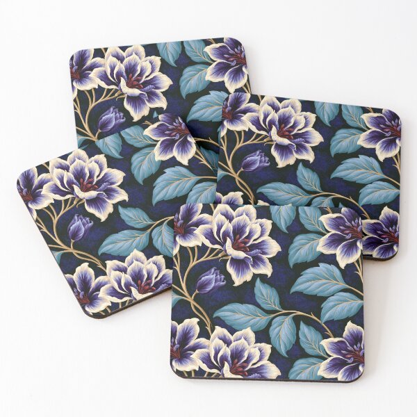 Item preview, Violet and White Florals in Design designed and sold by JaimeLikes.