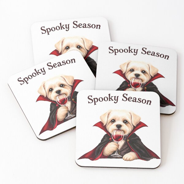 Item preview, Spooky Season Maltese Vampire designed and sold by Kedspicedesign.