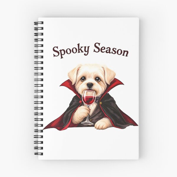 Item preview, Spooky Season Maltese Vampire designed and sold by Kedspicedesign.