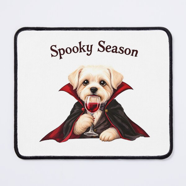 Item preview, Spooky Season Maltese Vampire designed and sold by Kedspicedesign.