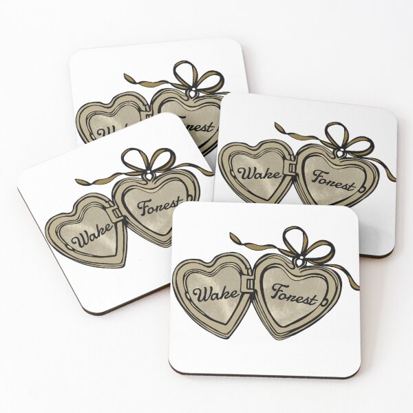 Item preview, Wake Forest Heart Bow Locket designed and sold by gracecmoh.
