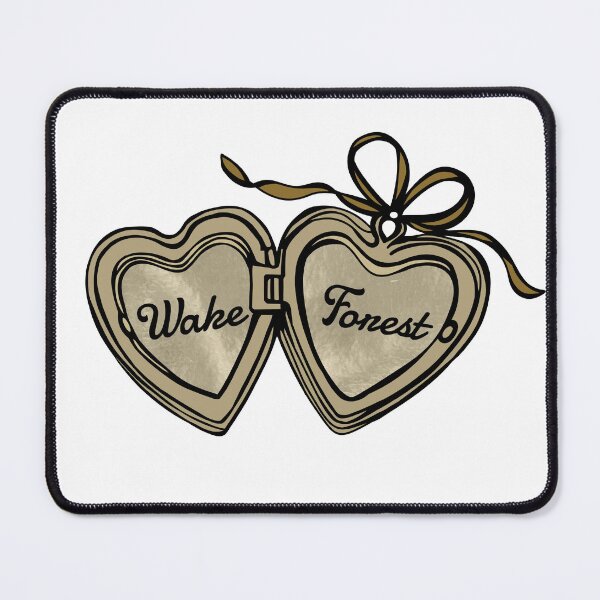 Item preview, Wake Forest Heart Bow Locket designed and sold by gracecmoh.