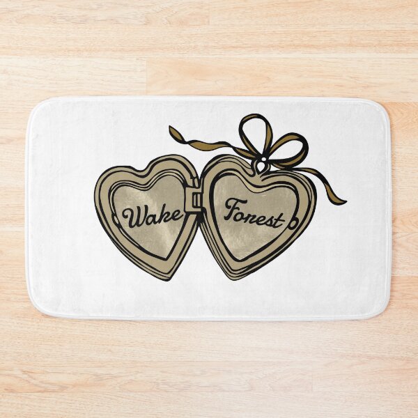 Item preview, Wake Forest Heart Bow Locket designed and sold by gracecmoh.