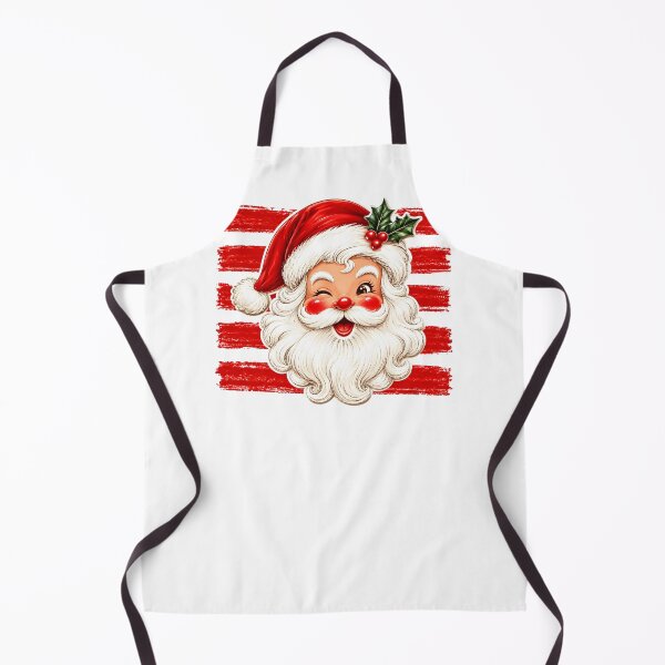 Item preview, Papá Noel retro navideño con rayas rojas vintage Papá Noel navideño vintage designed and sold by LandFinStudio.