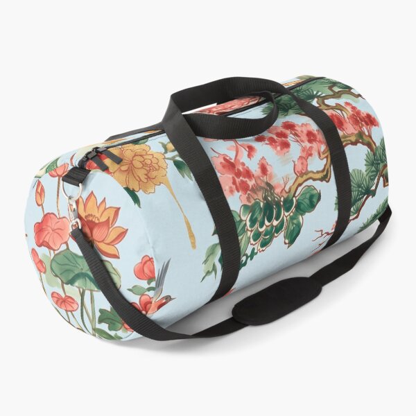 Item preview, Chinoiserie Garden Ladies Watercolor Illustration — Light Blue Background designed and sold by Fani*.