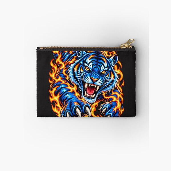 Item preview, Blue Tiger in Flames designed and sold by Kisho.
