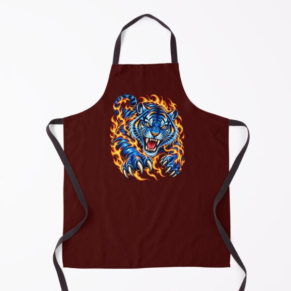 Item preview, Blue Tiger in Flames designed and sold by Kisho.